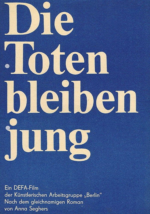 Movie poster for The Dead Stay Young (1968)