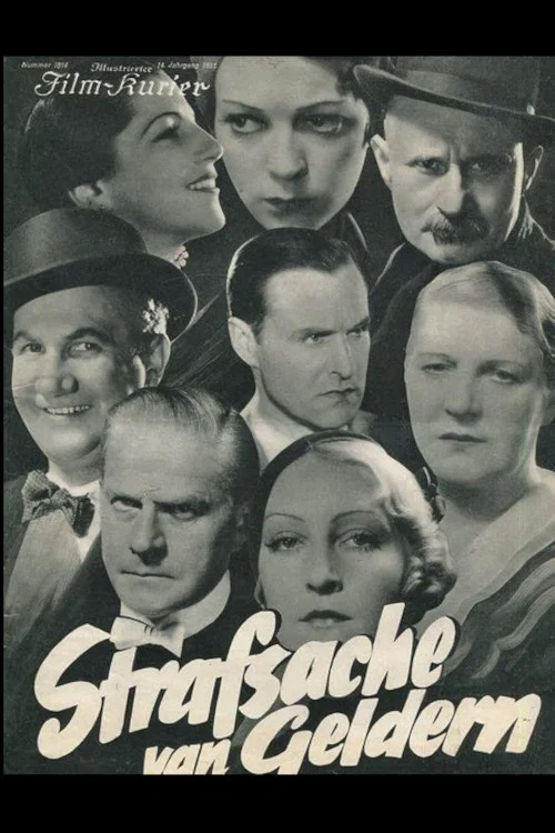 Movie poster for Strafsache van Geldern (1932)