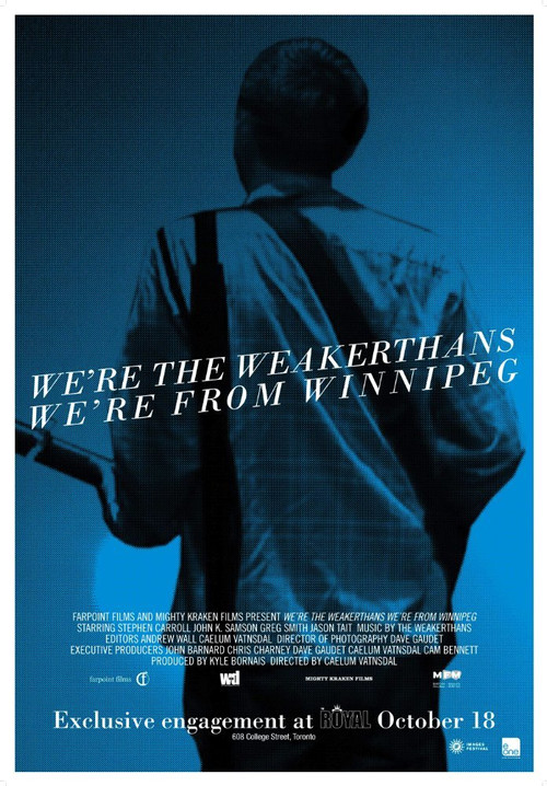 Movie poster for We're the Weakerthans, We're from Winnipeg (2010)