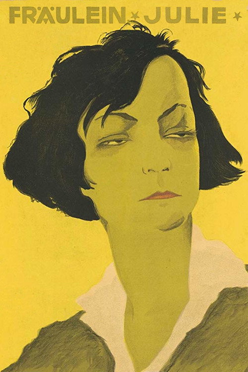 Movie poster for Fräulein Julie (1922)