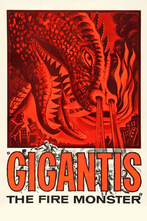 Movie poster for Gigantis, the Fire Monster (1959)