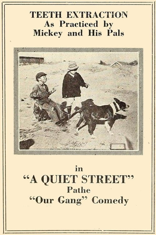Movie poster for A Quiet Street (1922)