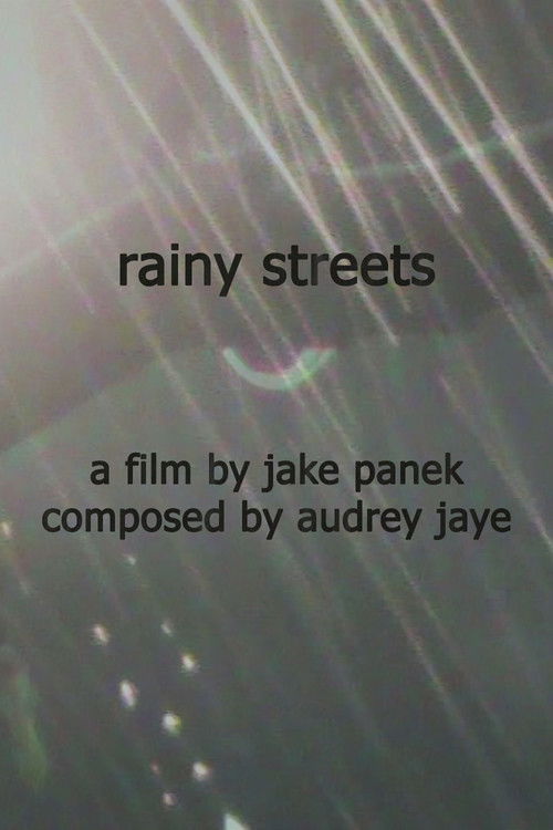 rainy streets poster