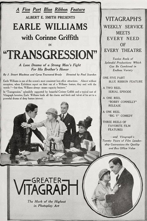 Movie poster for Transgression (1917)
