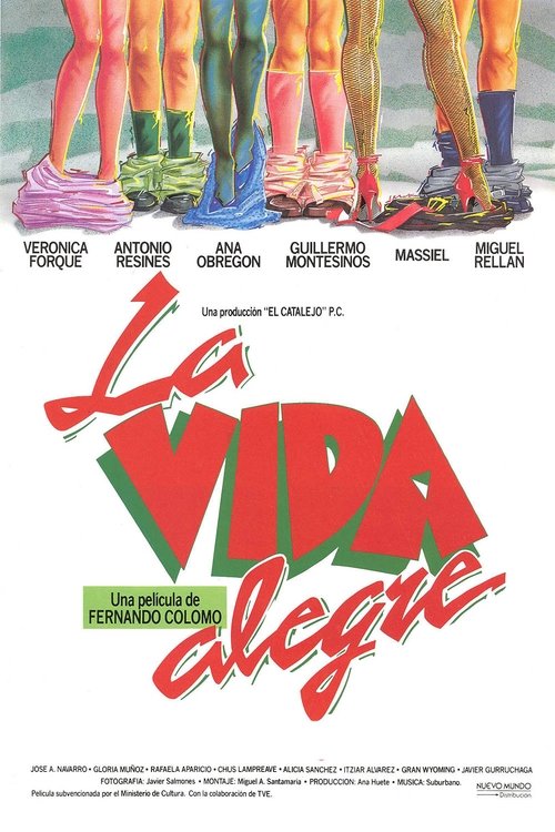 Movie poster for La vida alegre (1987)