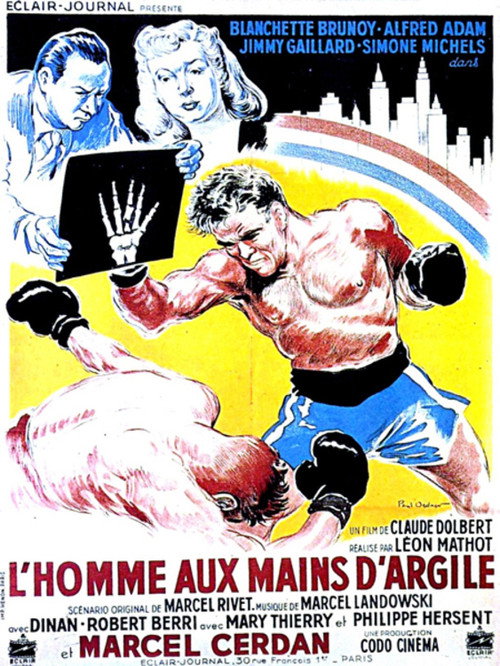 Movie poster for L'Homme aux mains d'argile (1949)