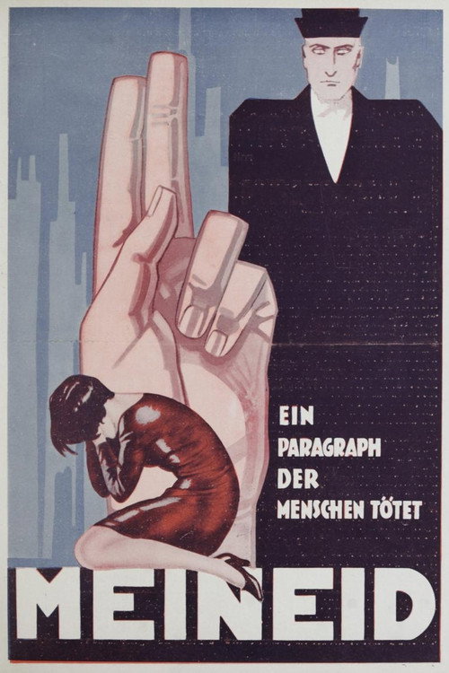 Movie poster for Meineid (1929)