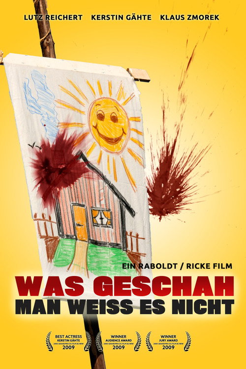 Movie poster for What happened - No one knows (2009)