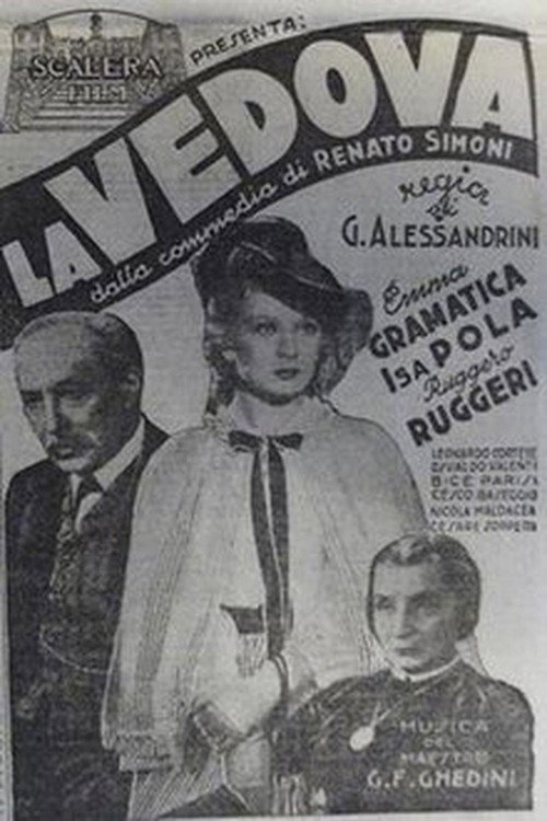 Movie poster for La vedova (1939)