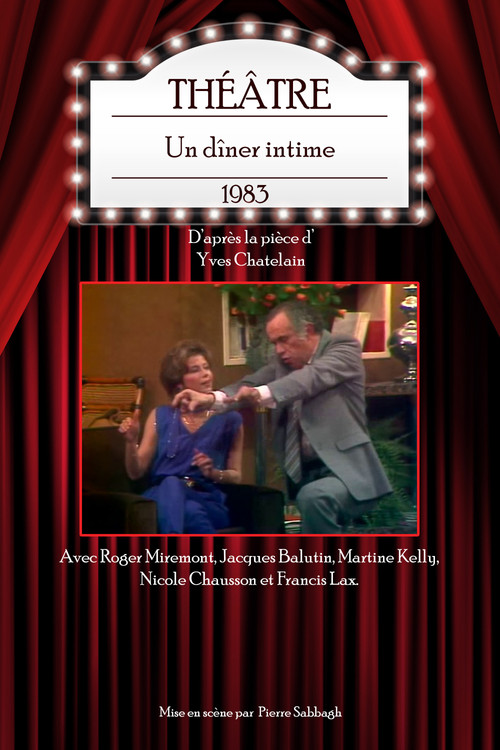 Movie poster for Un dîner intime (1983)
