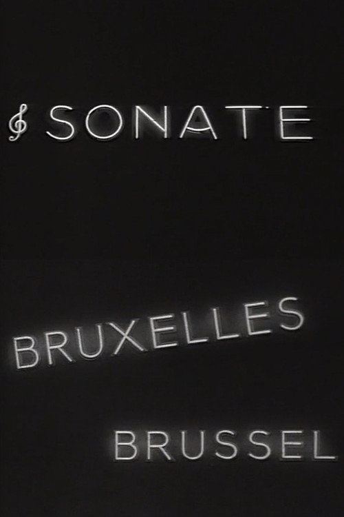 Movie poster for Sonate in Brussel (1955)