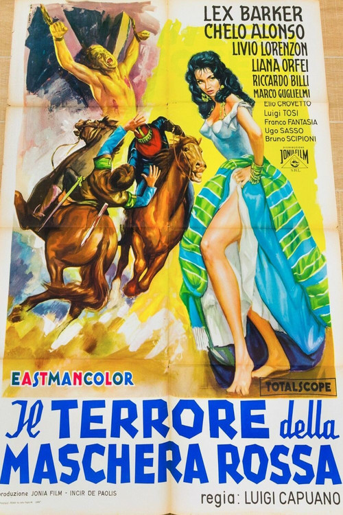 Movie poster for Terror of the Red Mask (1960)