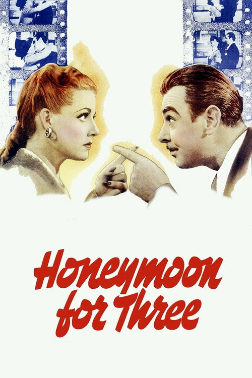 Movie poster for Honeymoon for Three (1941)