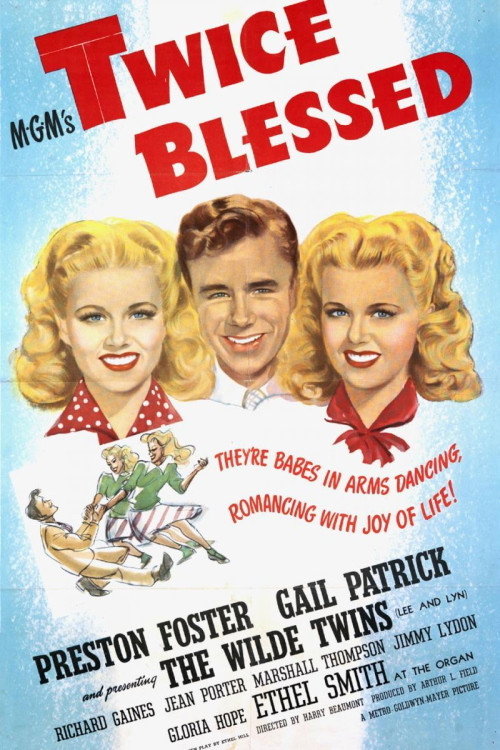 Movie poster for Twice Blessed (1945)