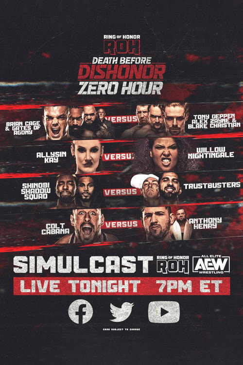 Movie poster for ROH: Death Before Dishonor 2022: Zero Hour (2022)