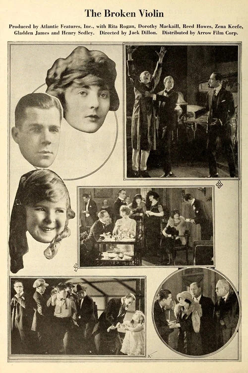 Movie poster for The Broken Violin (1923)