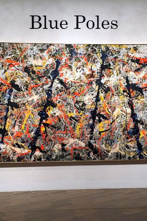 Movie poster for Jackson Pollock: Blue Poles (2019)