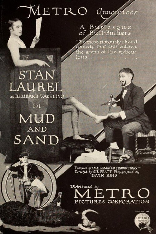 Movie poster for Mud and Sand (1922)