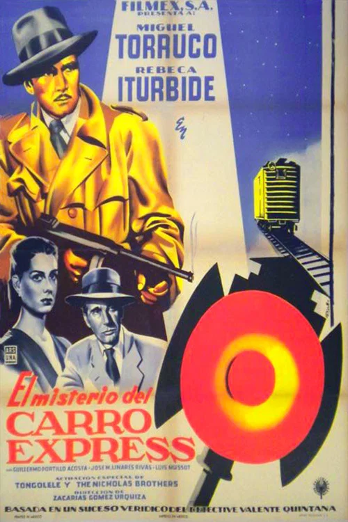Movie poster for El misterio del carro express (1953)