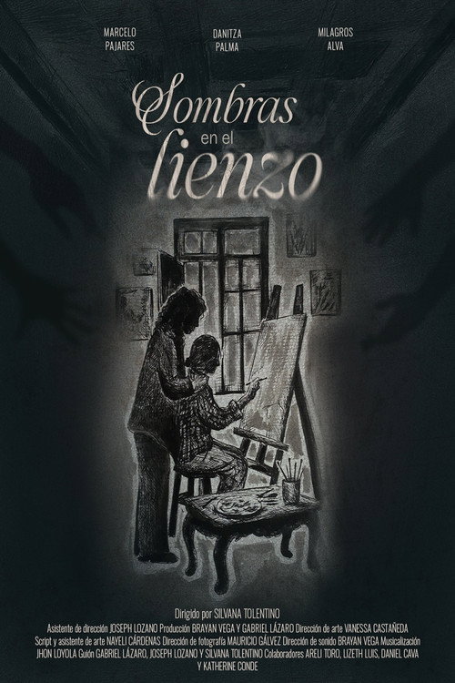 Movie poster for Sombras en el lienzo (2025)
