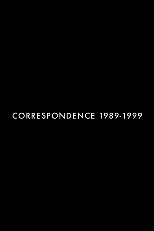 Movie poster for Correspondence 1989-1999 (2019)