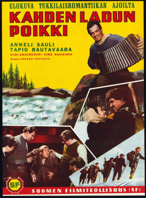 Movie poster for Kahden ladun poikki (1958)