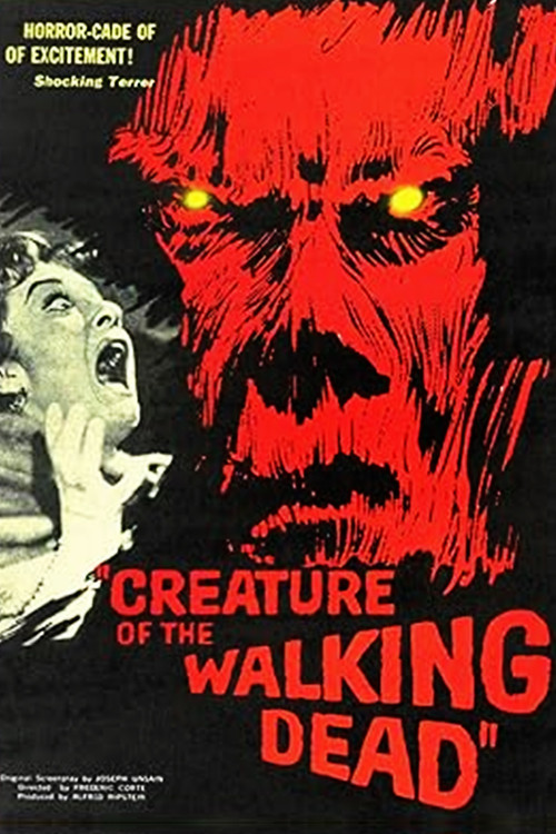 Movie poster for Creature of the Walking Dead (1965)