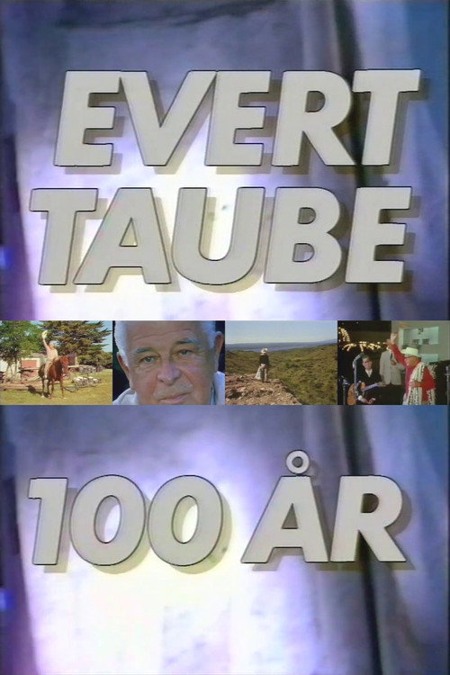 Movie poster for Evert Taube 100 år (1990)