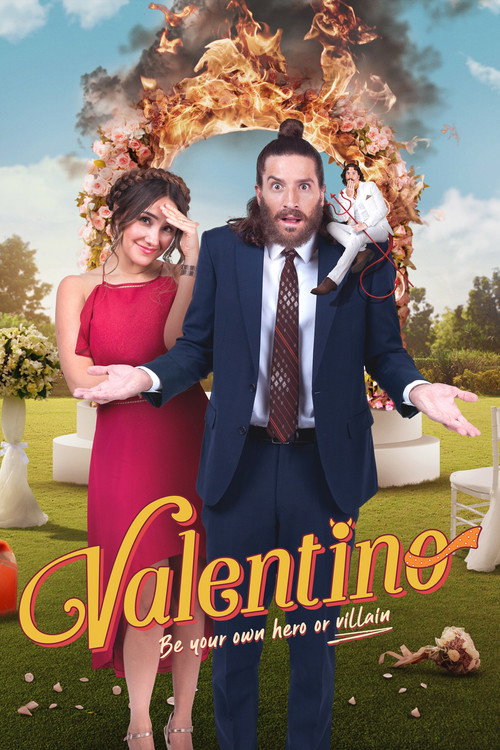 Movie poster for Valentino, be your own hero or villain (2022)