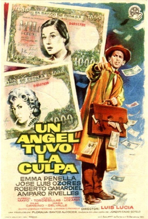 Movie poster for Un ángel tuvo la culpa (1960)