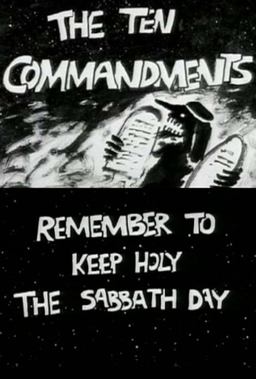 Movie poster for The Ten Commandments Number 3: Remember to Keep Holy the Sabbath Day (1995)