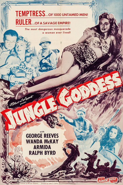 Movie poster for Jungle Goddess (1948)