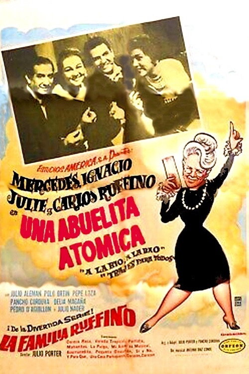 Movie poster for Una abuelita atómica (1958)