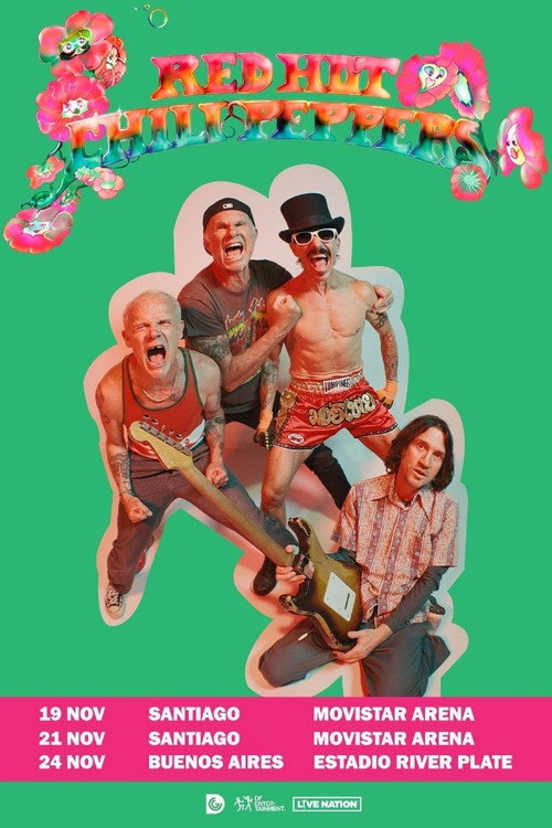 Movie poster for Red Hot Chili Peppers live at Estadio River Plate, Buenos Aires, Argentina November 24, 2023 (2023)