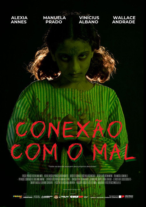 Movie poster for Conexão com o Mal (Evil Connection) (2024)