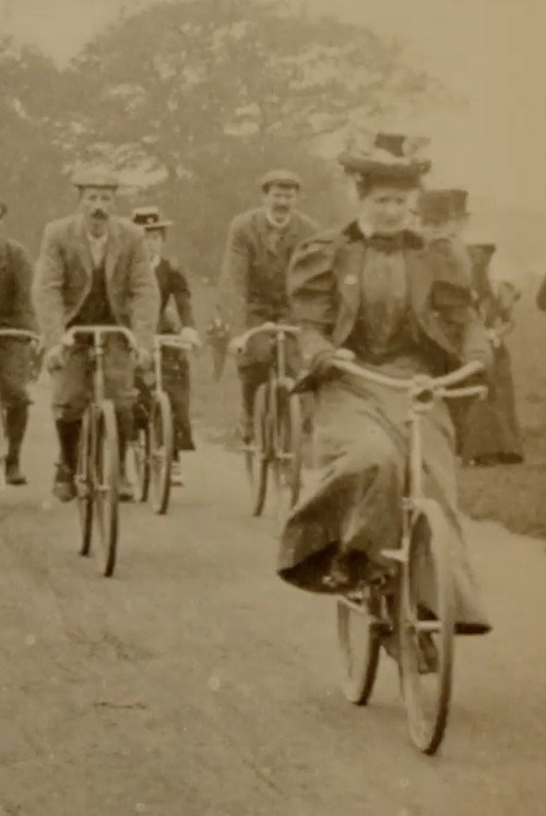 Movie poster for Bicycling Group (1896)