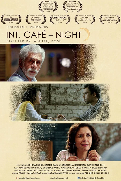 Movie poster for INT. CAFÉ – NIGHT (2014)