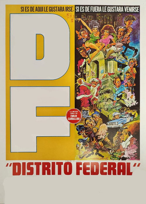Movie poster for D.F./Distrito Federal (1981)