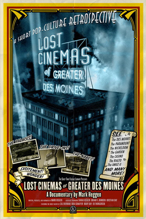 Movie poster for Lost Cinemas of Greater Des Moines (2021)