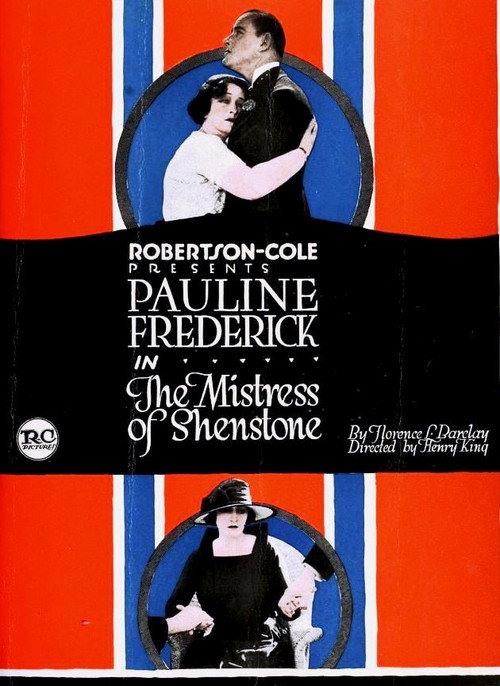Movie poster for The Mistress of Shenstone (1921)