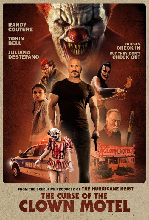 Movie poster for The Curse of the Clown Motel (2023)