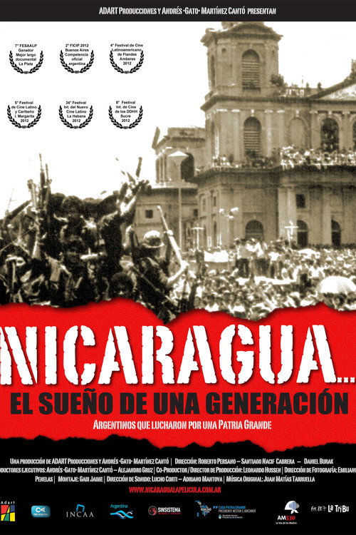 Movie poster for Nicaragua: El sueño de una generación (2012)
