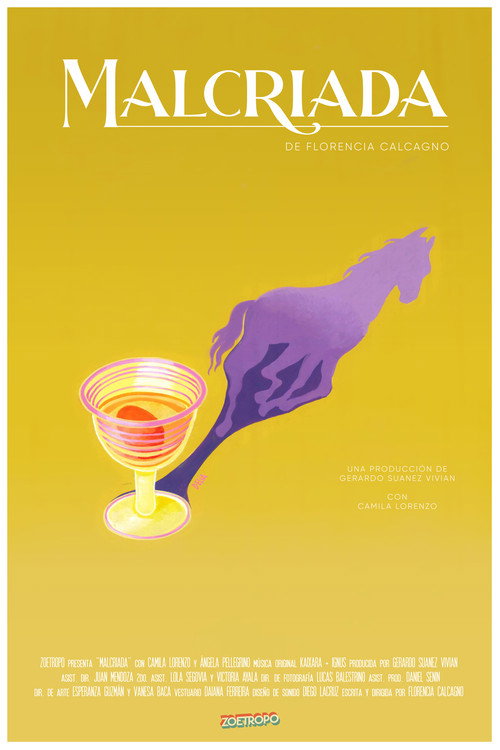 Movie poster for Malcriada (2023)