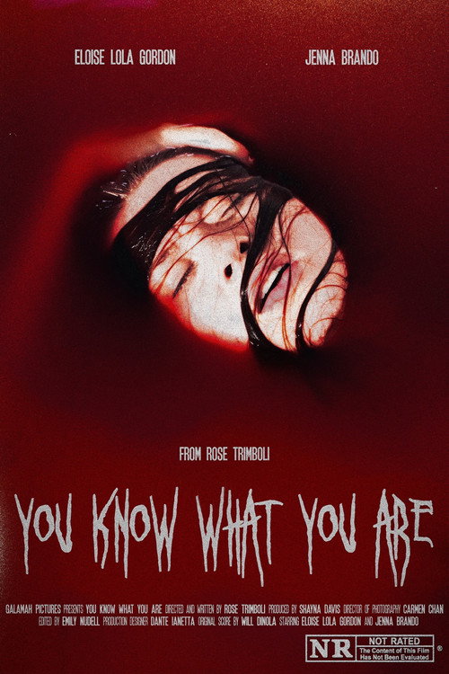 Movie poster for You Know What You Are (2025)
