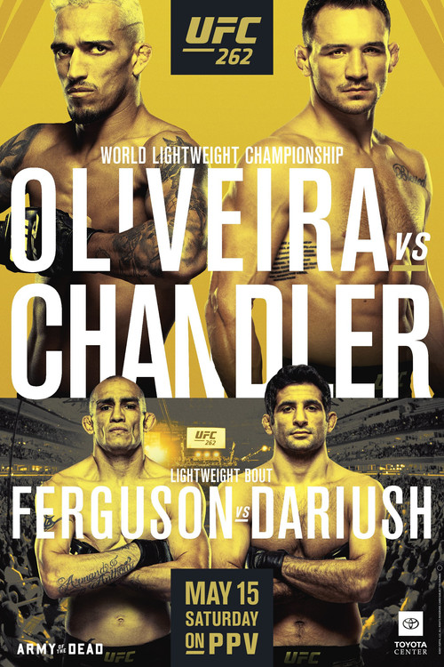 Movie poster for UFC 262: Oliveira vs. Chandler (2021)