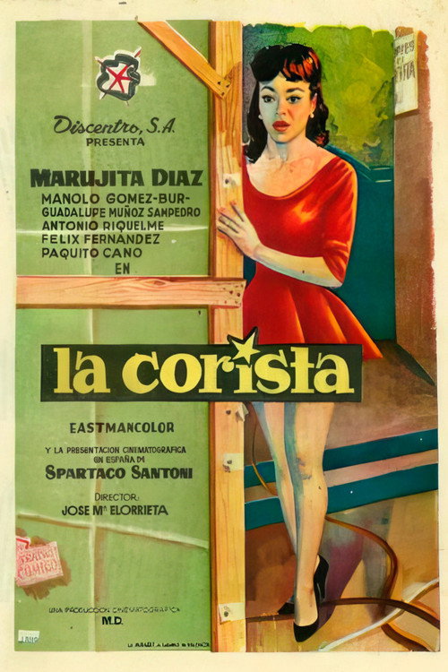 Movie poster for La corista (1960)
