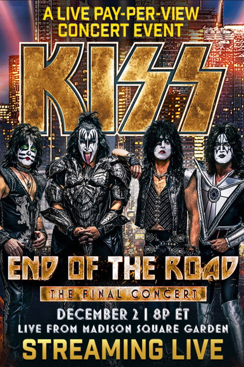 Movie poster for KISS: End of the Road (2023)