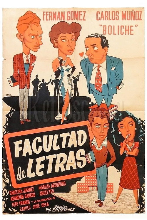 Movie poster for Facultad de Letras (1952)