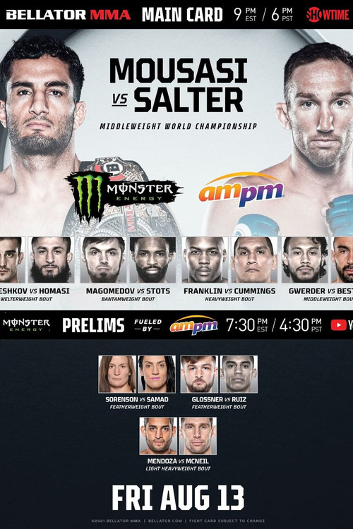 Movie poster for Bellator 264: Mousasi vs. Salter (2021)