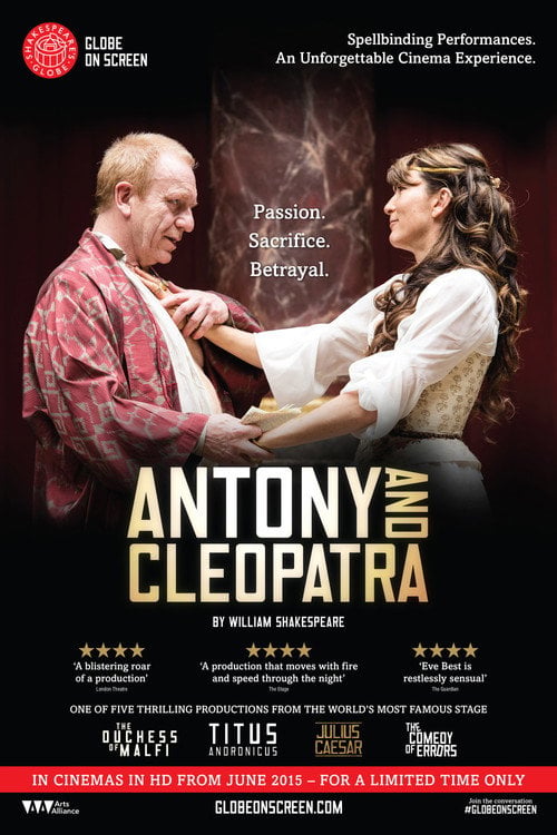 Movie poster for Antony and Cleopatra - Live at Shakespeare's Globe (2014)